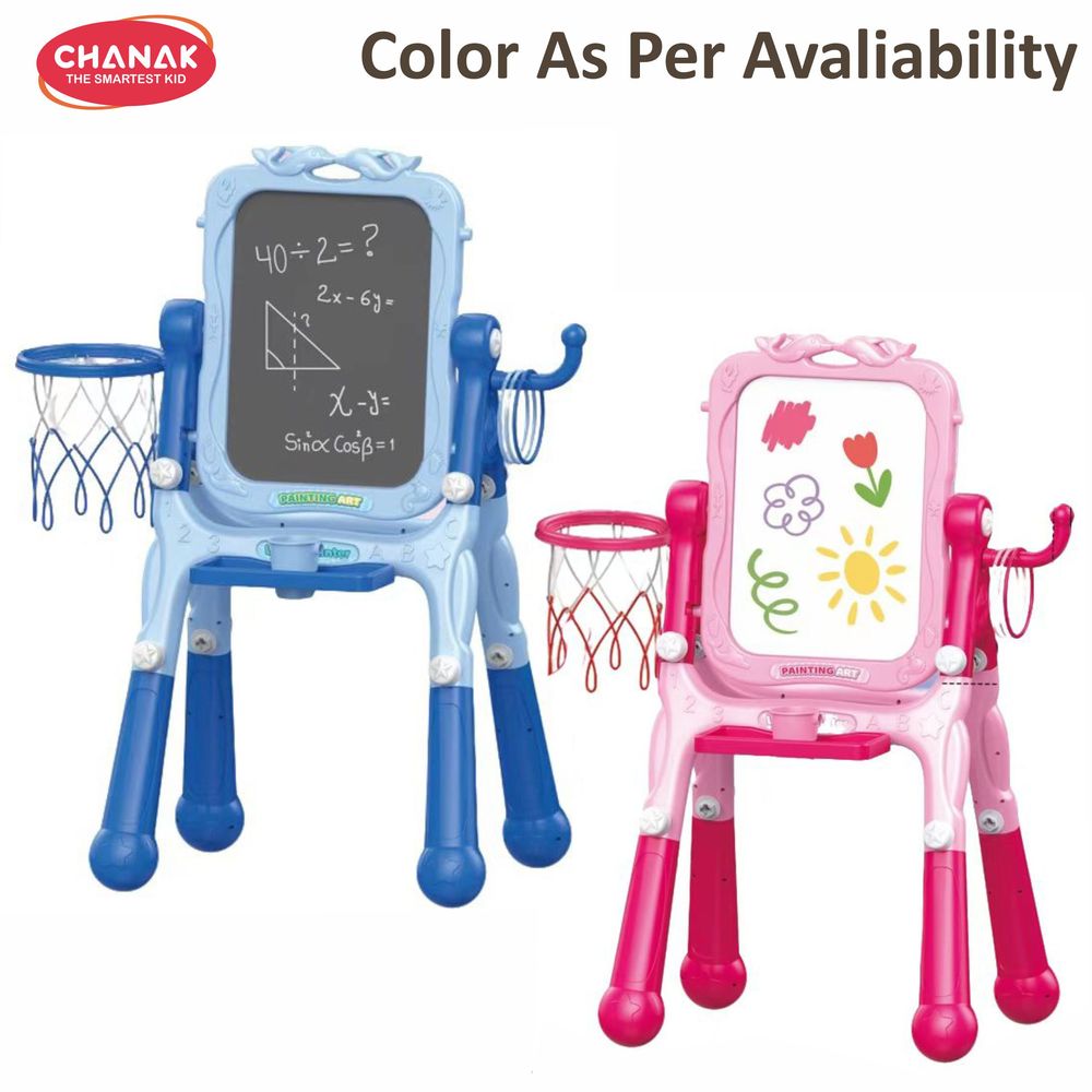 Chanak - 4 In 1 Multi Function Sketchpad Set - Color May Vary - 22 Pcs