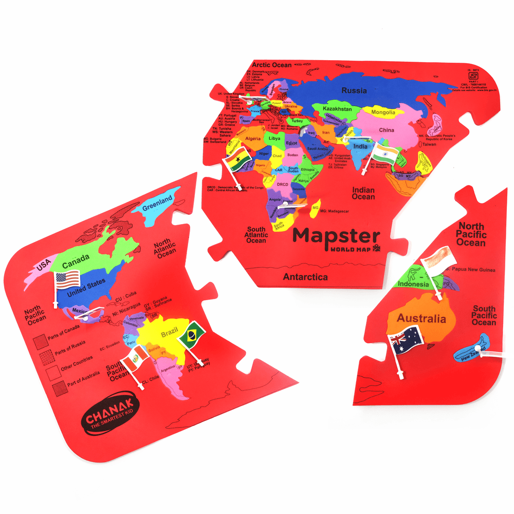 Chanak - Mapsterworld Map Puzzle For Kids