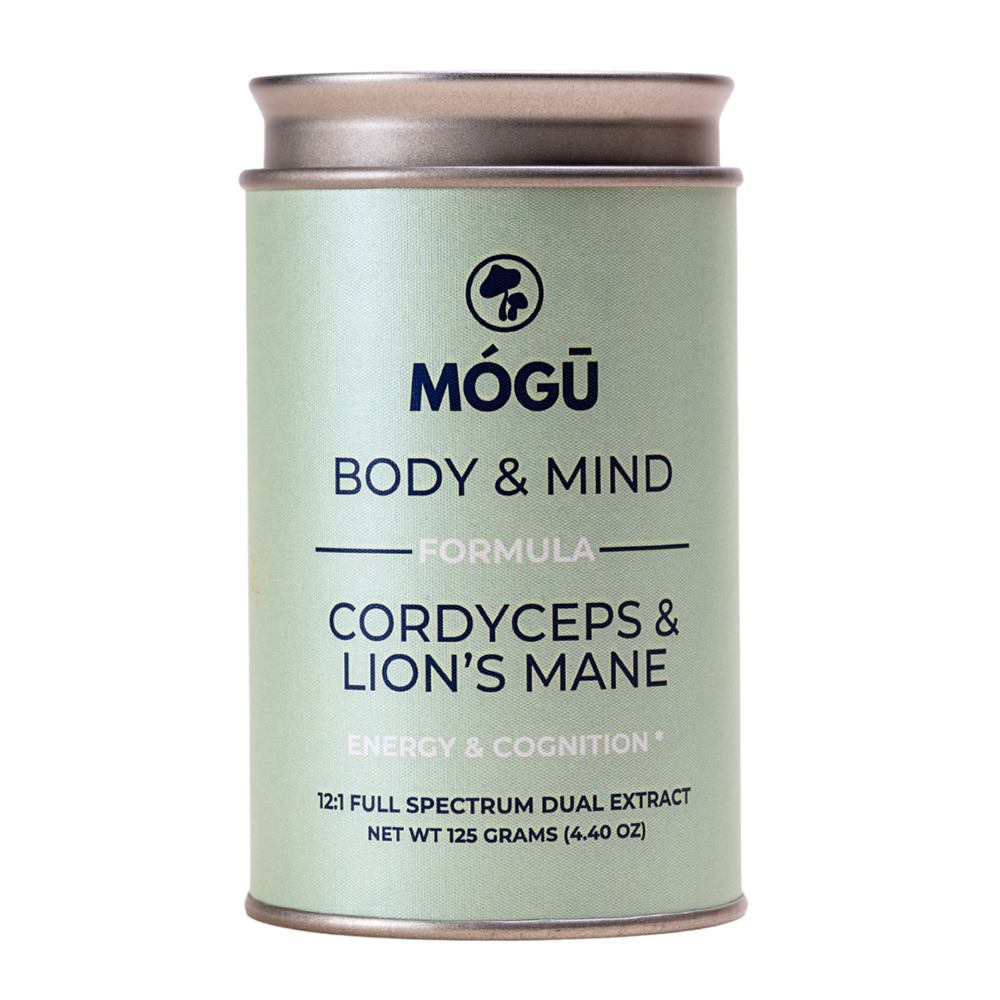 Mogu Mushrooms - Body And Mind Cordyceps & Lion's Mane 12:1 Extract Powder - 125 gm