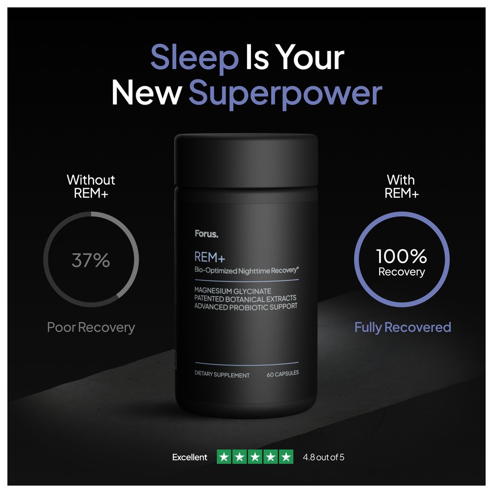 فوروس - كبسولات مكمل غذائي REM+ - 60 كبسولة