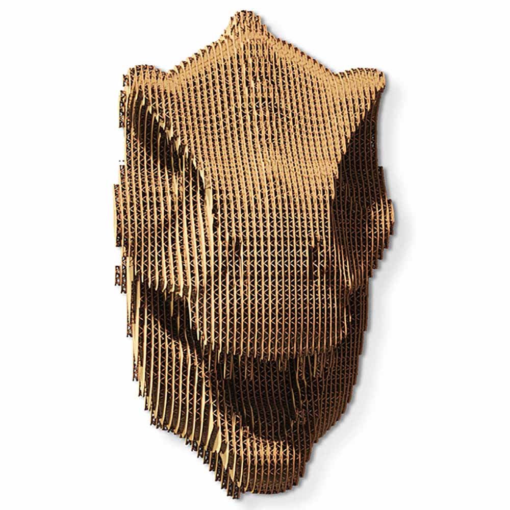 Cartonic - 3D Cardboard Wall Puzzle - T-Rex - 51pcs