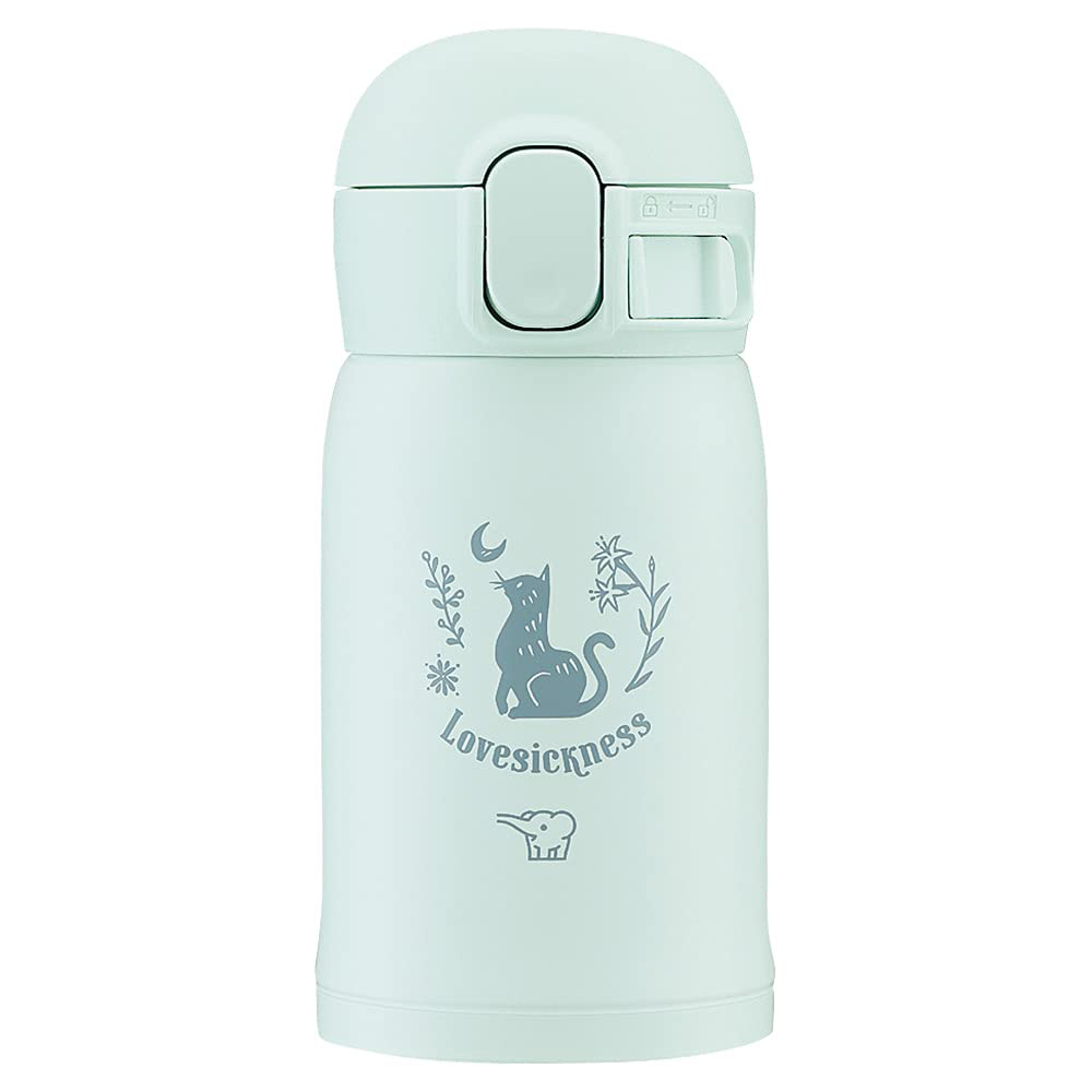 Zojirushi - Stainless Steel Vacuum Bottle - Watery Green - 240 ml