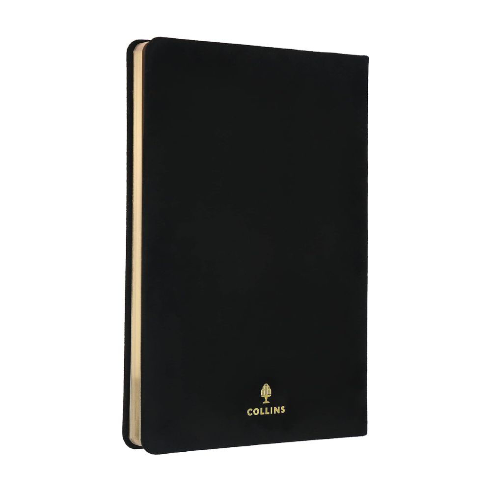 Collins - Diva A5 Luxe Ruled Notebook - Black