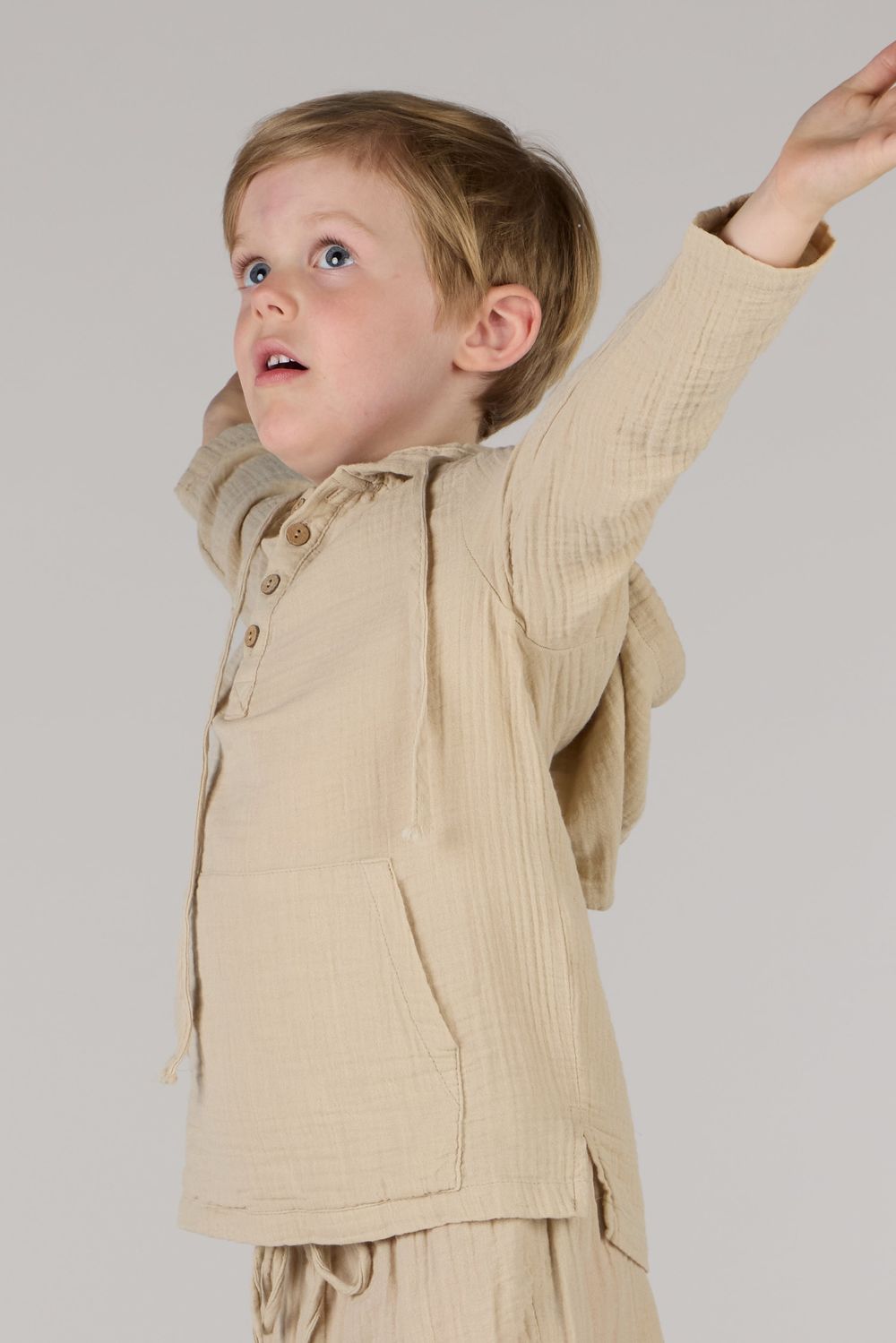 جست نيتشر - هودي بأكمام طويلة للأولاد - بيج