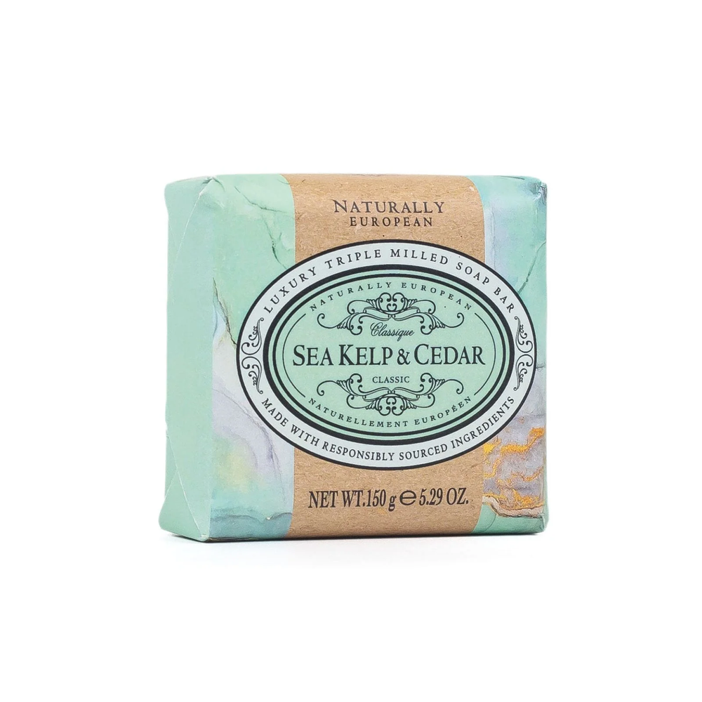 Naturally European - Sea Kelp & Cedar Soap - 150gm
