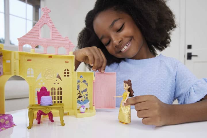 Disney Princess - Small Doll - Storytime Stackers Playset - Belle