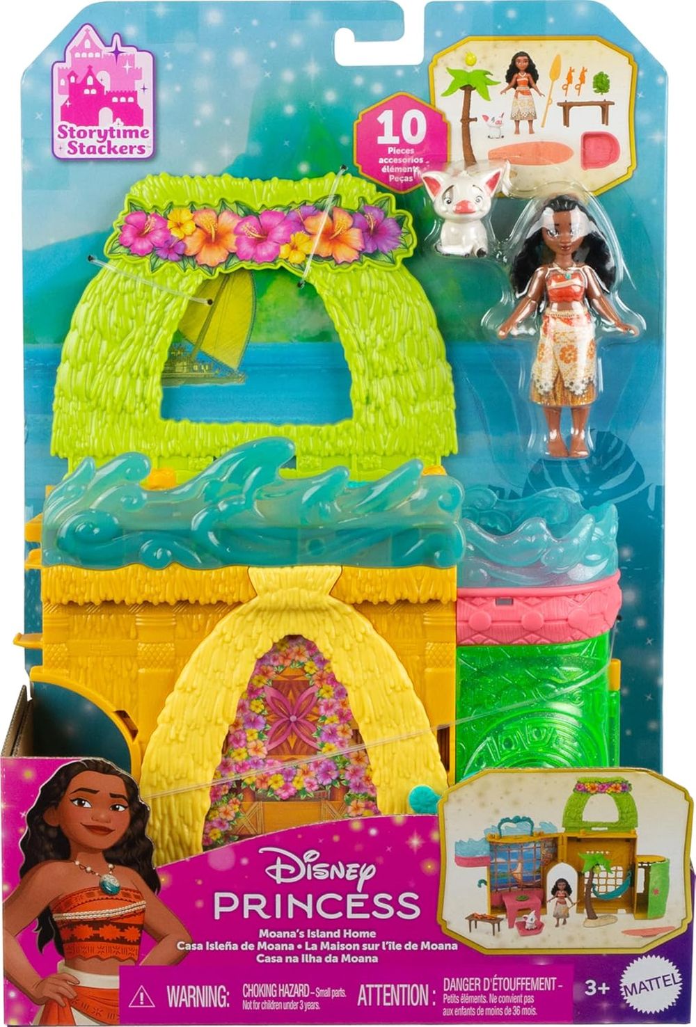 Disney Princess - Small Doll Storytime Stackers Playset - Moana