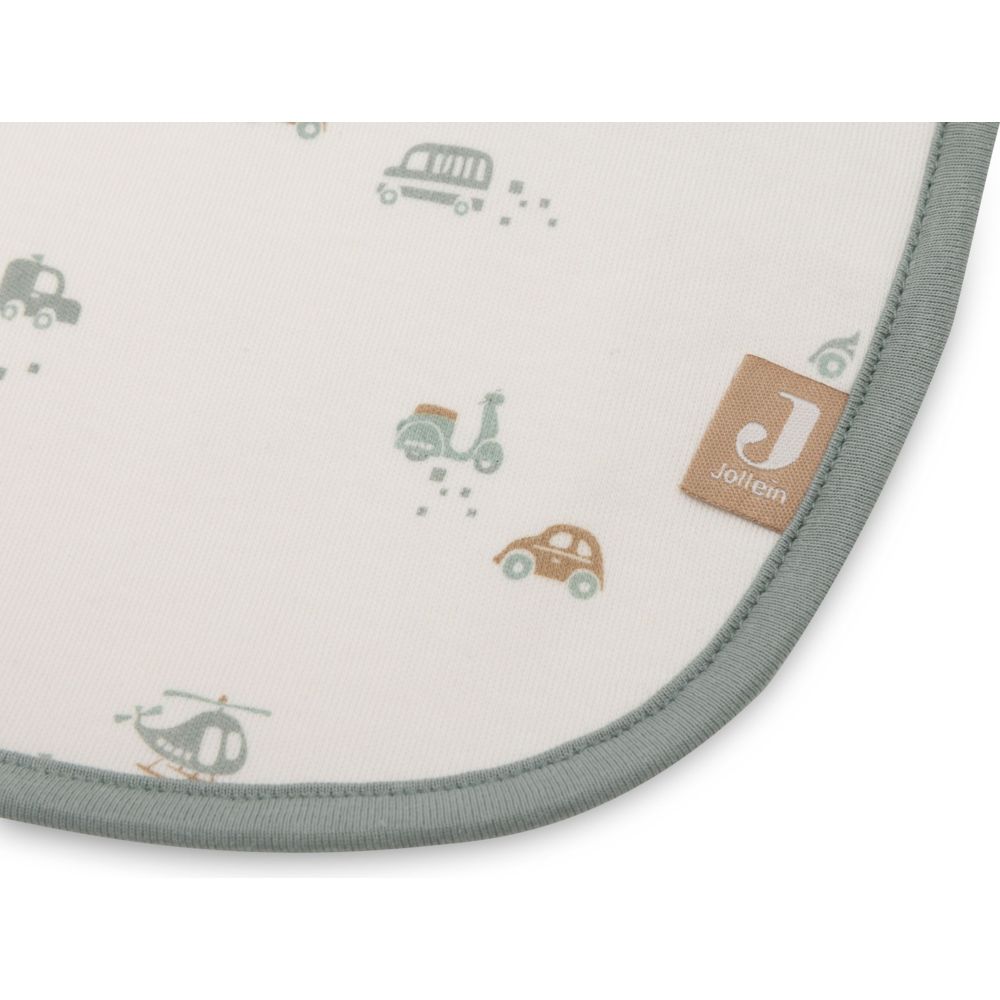 Jollein Baby On The Go Waterproof Jersey Bibs -  5 Pc Set