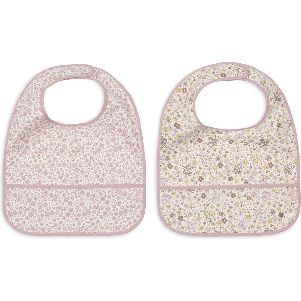 Jollein Baby Waterproof Bibs - Flower Fairies - 2 Pc Set