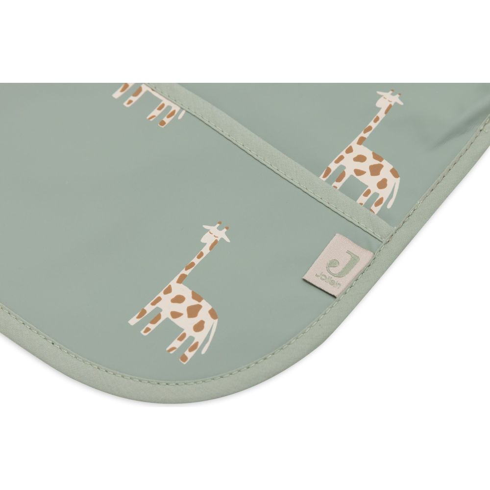 Jollein Baby Waterproof Bib With Sleeves - Jungle Jambo