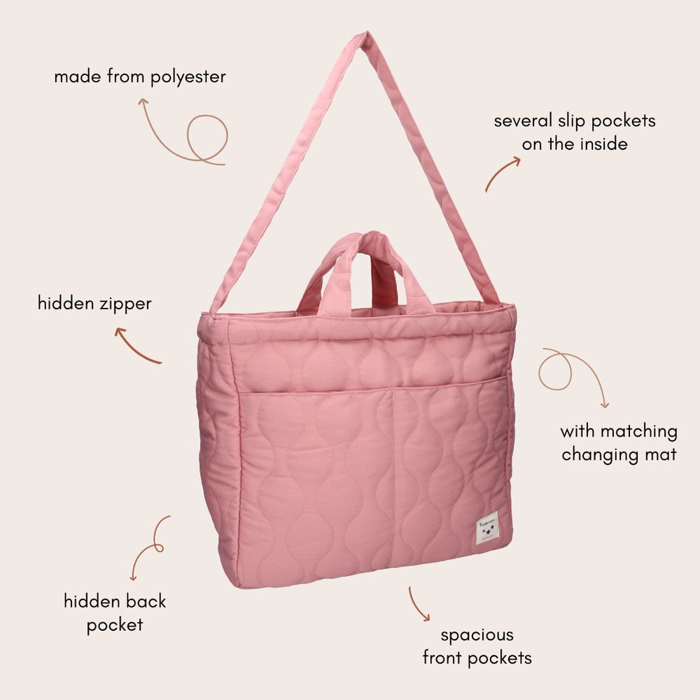 Kidzroom - Care Sofia Loveable Diaper Bag - Pink