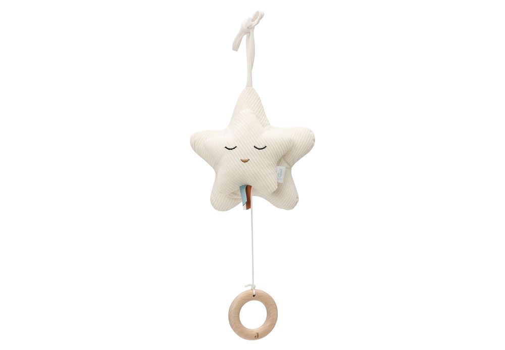 Jollein Musical Hanger Star Crib & Stroller Toy - Ivory