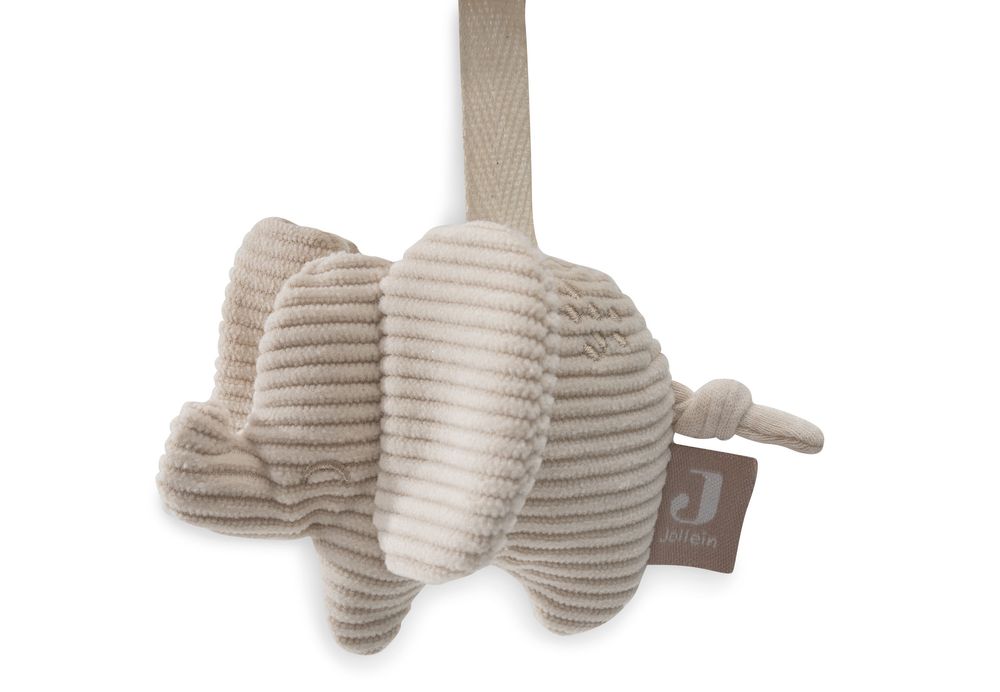 Jollein Elephant Tales Activity Spiral Crib & Stroller Toy - Beige