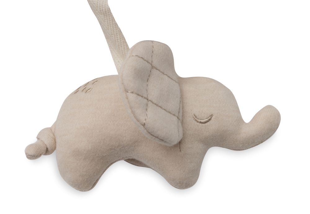 Jollein Elephant Tales Activity Spiral Crib & Stroller Toy - Beige