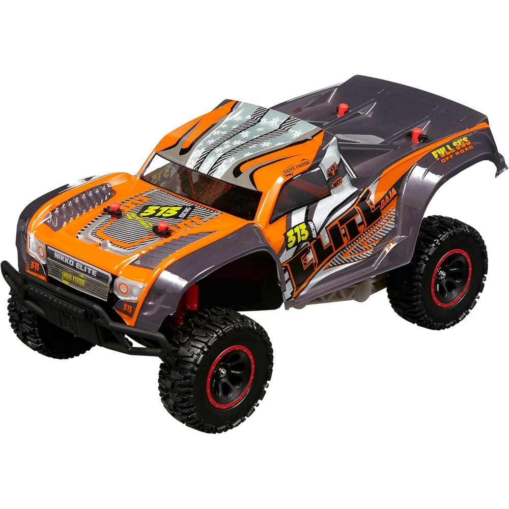 Nikko - Remote Control Elite Off Road Racing Trucks - 1 Piece - Battery Operated - 12 Inches - Color May Vary