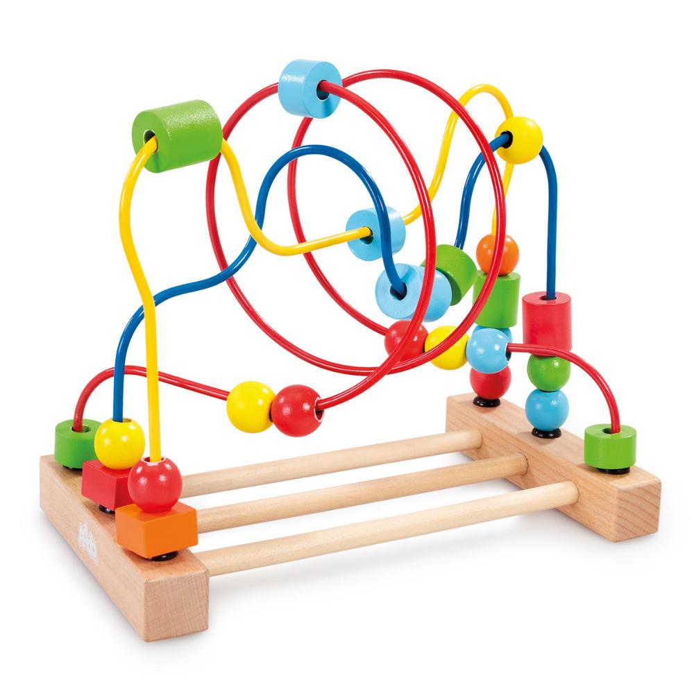 ADDO - Woodlets Wooden Bead Maze - MultiColor