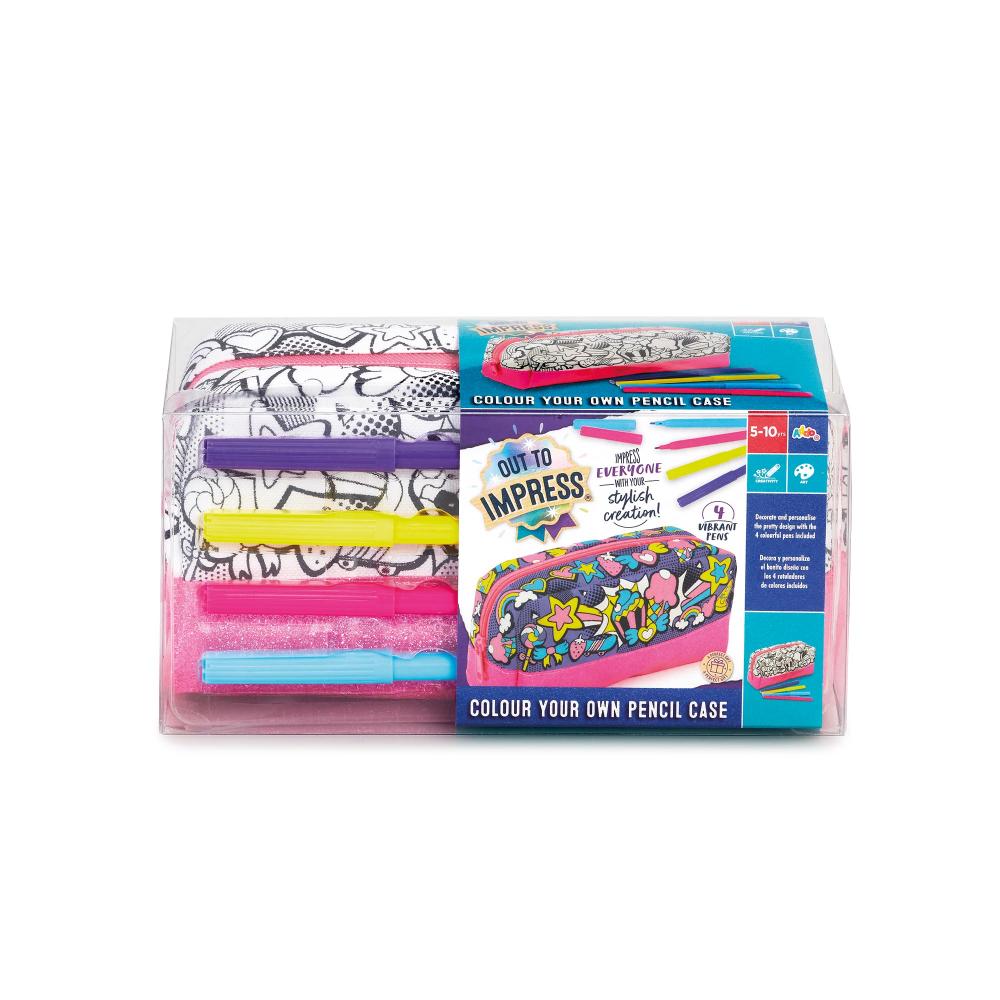 Addo - Out To Impress Decorate And Colour Your Own Pencil Case