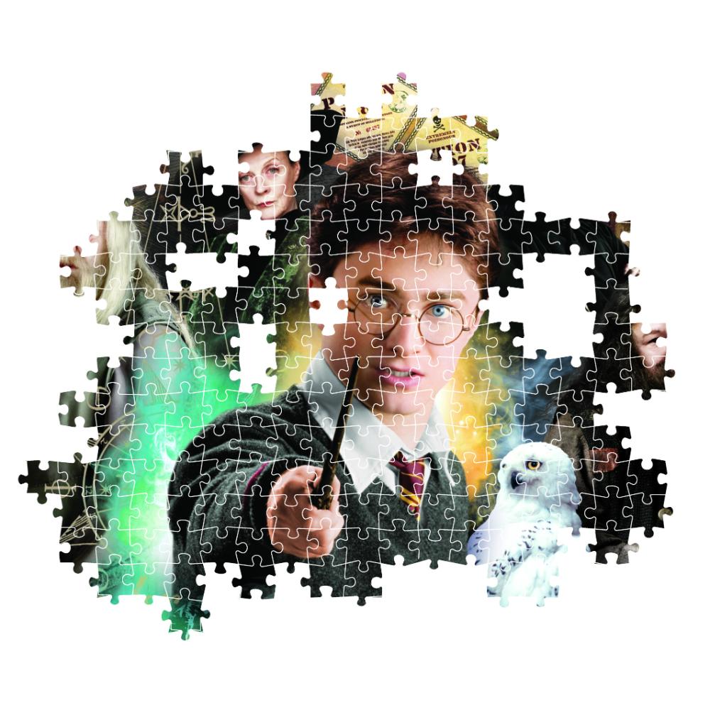 Clementoni - HQC Harry Potter Puzzle And Poster - 500 Pcs