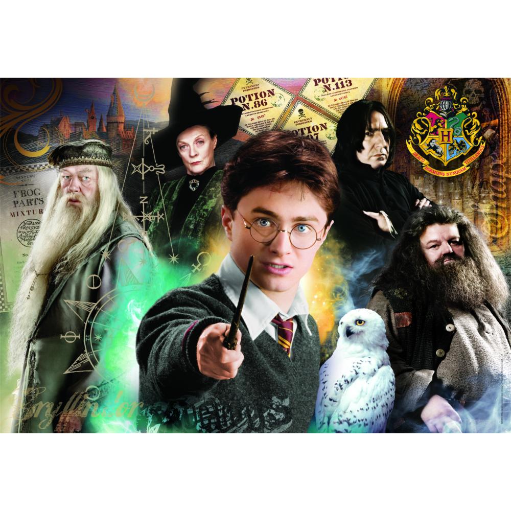 Clementoni - HQC Harry Potter Puzzle And Poster - 500 Pcs