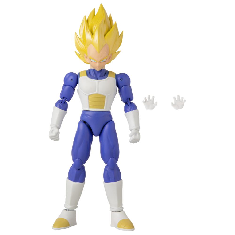 Bandai - Dragon Ball Stars Super Saiyan Vegeta Action Figure With Interchangeable Hands - 16.51 cm