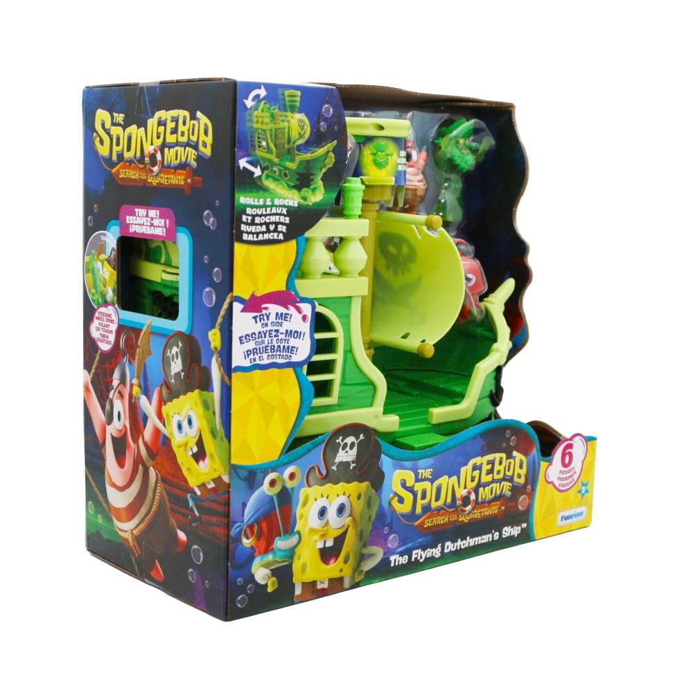 Sponge Bob Search For SquarePants Flying Dutchman's Ship Playset - 8 Pcs