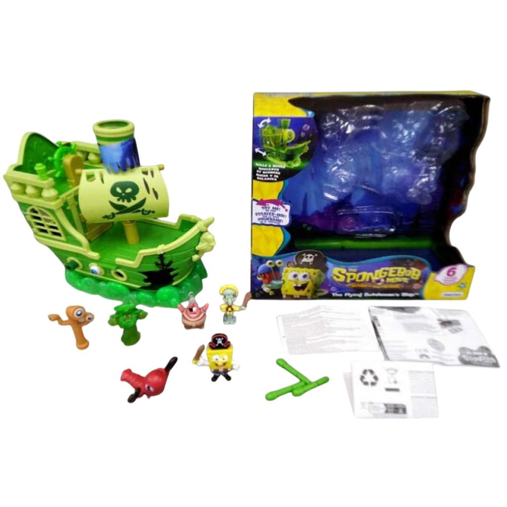 Sponge Bob Search For SquarePants Flying Dutchman's Ship Playset - 8 Pcs