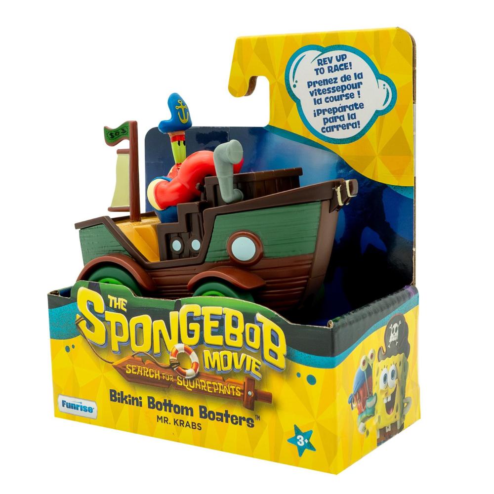Sponge Bob Bottom Boaters Mr. Krabs Boat Vehicle