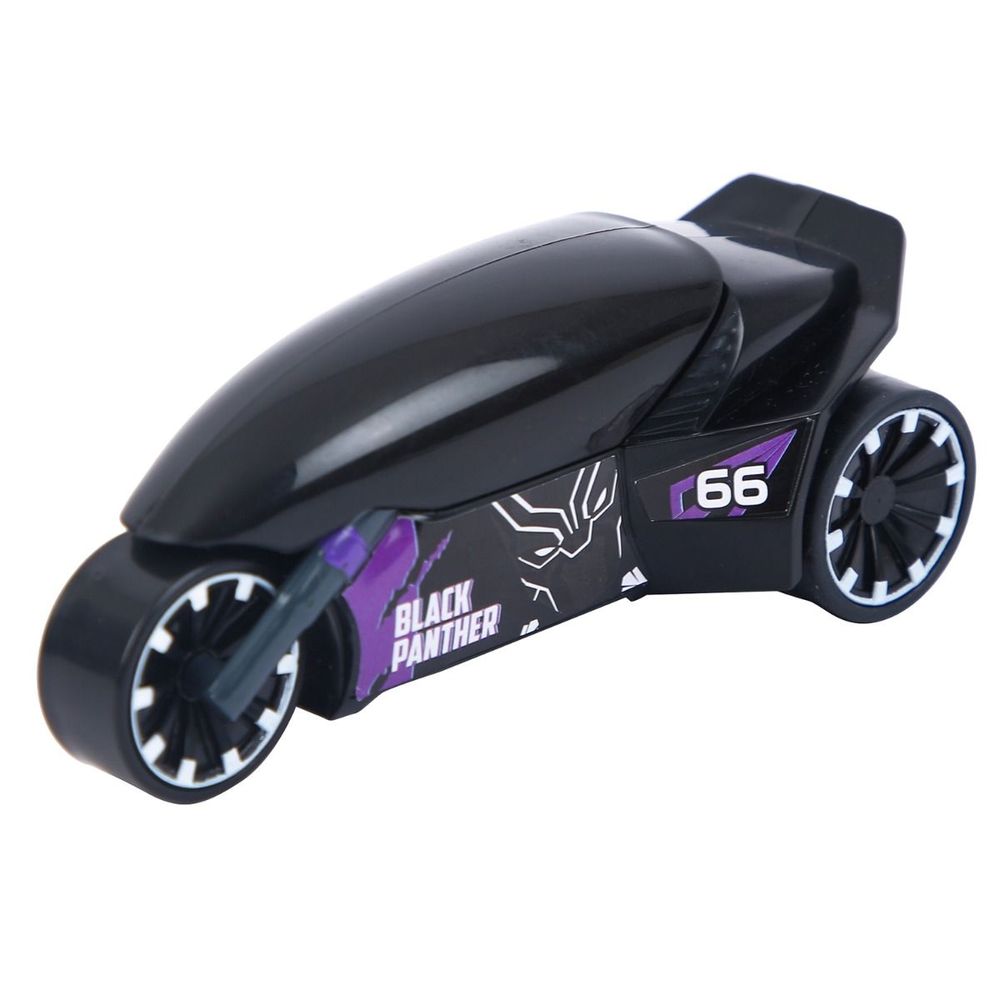 Marvel - 66 Pull Back Rider Car - Black Panther