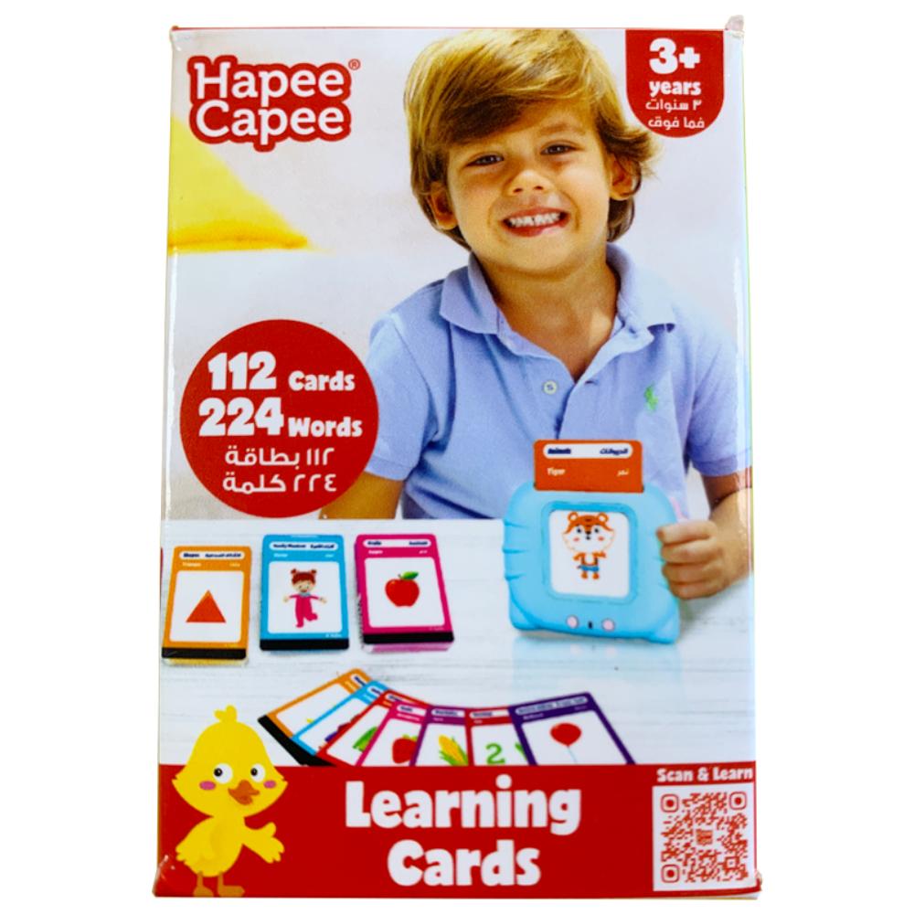 Hapee Capee Battery Operated Flash Learning Cards - English/Arabic
