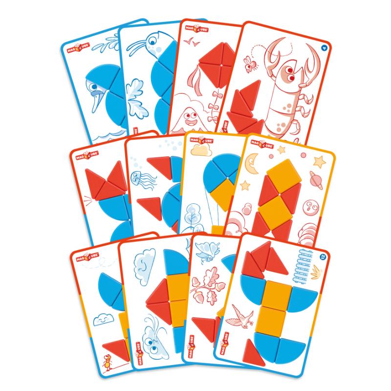 Geomag - Magicube Recycled Blocks & Cards - 16pcs