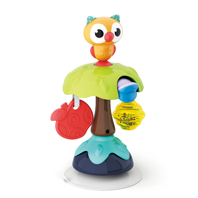 Hola Highchair Toy With Suction Mealtime Toys - Owl