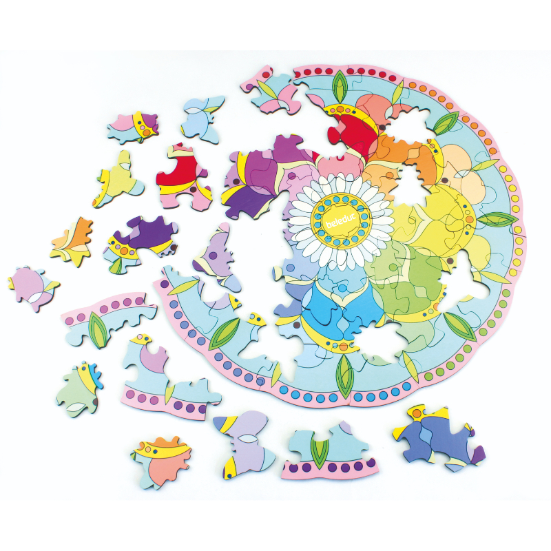 Beleduc - Fantasy Puzzle - Insects - 46 Pcs - XXL