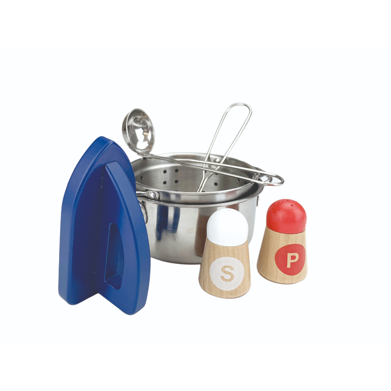 Beleduc - 4-In-1 Mobile Household Center Pretend Playset - Multicolor - 24 Pcs