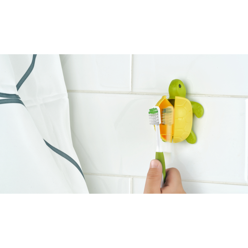 Flipper - Toothbrush Cover Bundle - Fun Animal Series - Penguin & Turtle