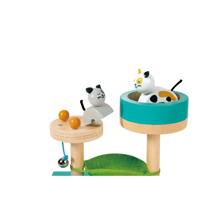 Hape - Kitty Haven Dollhouse Playset - 16 pcs