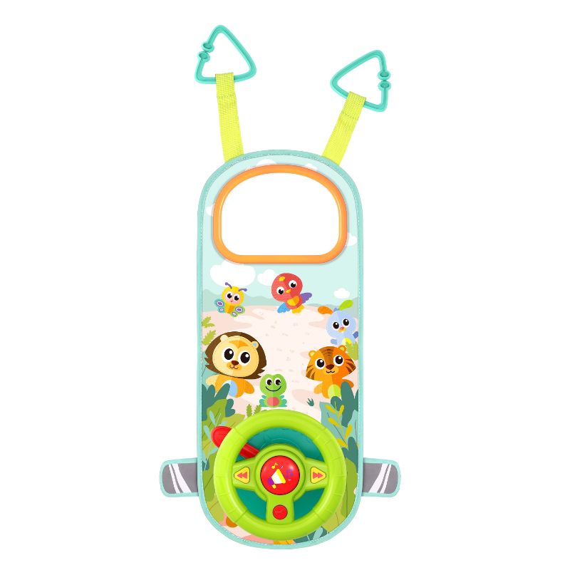 Hola - Car Steering Wheel Interactive Light & Musical Toy - Multicolor