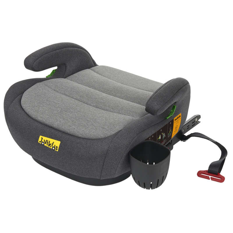 Jovikids - Ohho Plus Booster Car Seat with Cup Holder - Grey