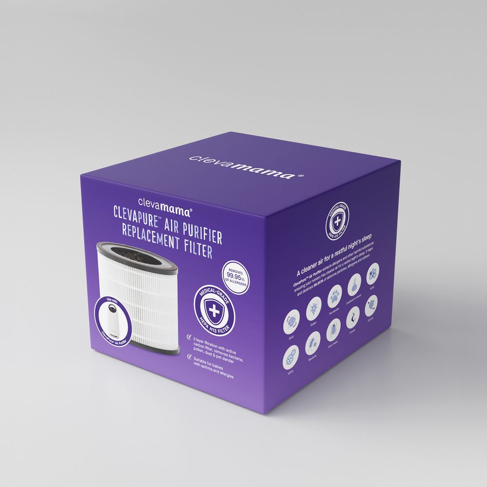 Clevamama - ClevaPure Air Purifier Replacement Filter - White