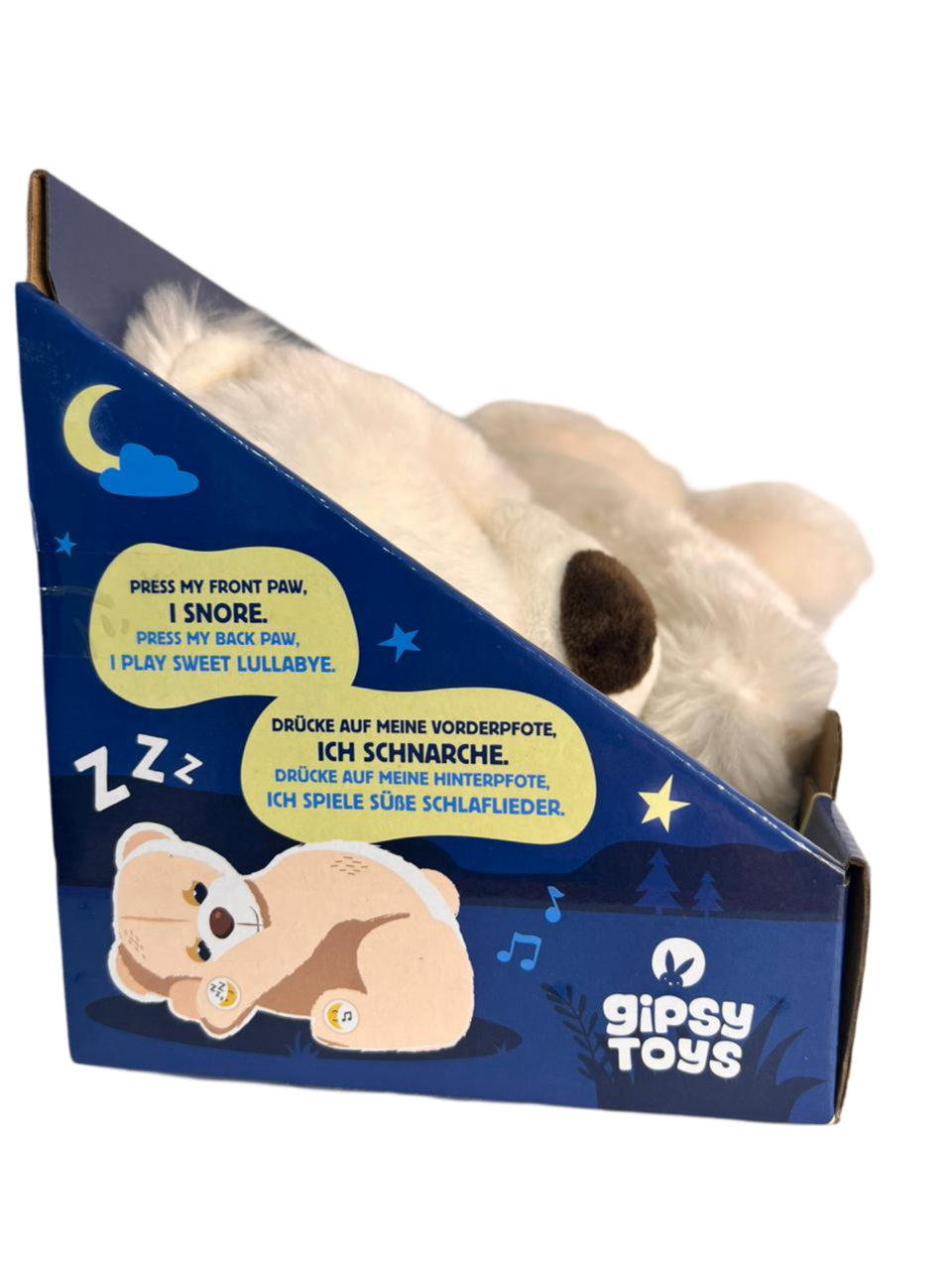 Gipsy - My Dreamy Teddy Bear With Sound - White - 30 cm