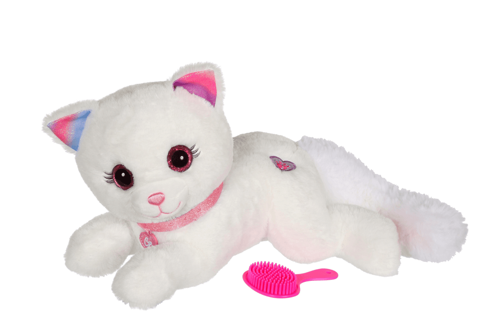 Gipsy - Cuty Bella Fashionista Plush Cat - White - 30 cm