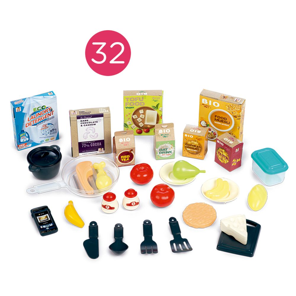 Chicos - Deli Kitchen Plus Pretend Playset - Multicolor - 32 Pcs