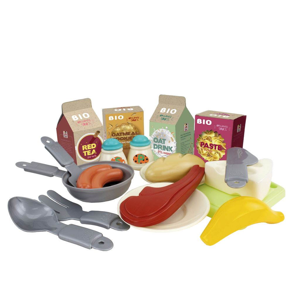 Chicos - Play & Go Pretend Playset - Cooking Set - 19 Pcs