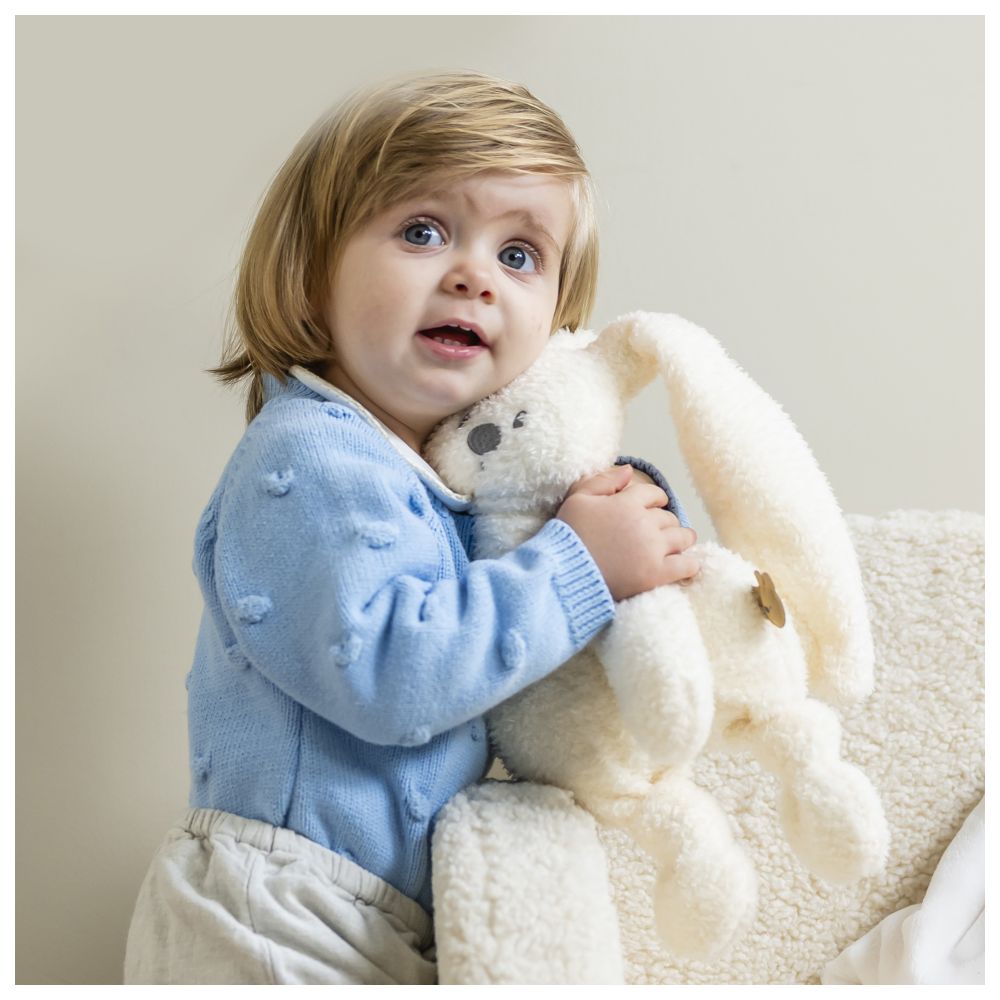 Nattou - Lapidou Cuddly Teddy Toy - Vanilla - 4 cm