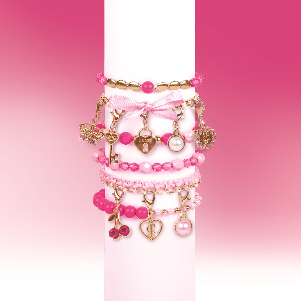 جوسي كوتور - ميك ات ريل - أساور وردية مثالية DIY - 185 قطعة