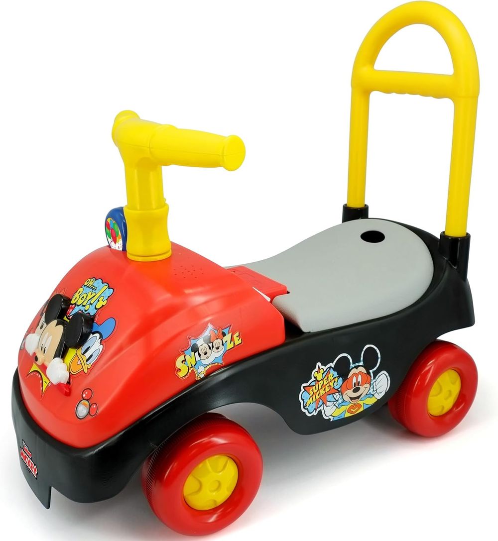 Kiddieland - Disney Mickey Lights N Sounds Activity Ride-On - Red