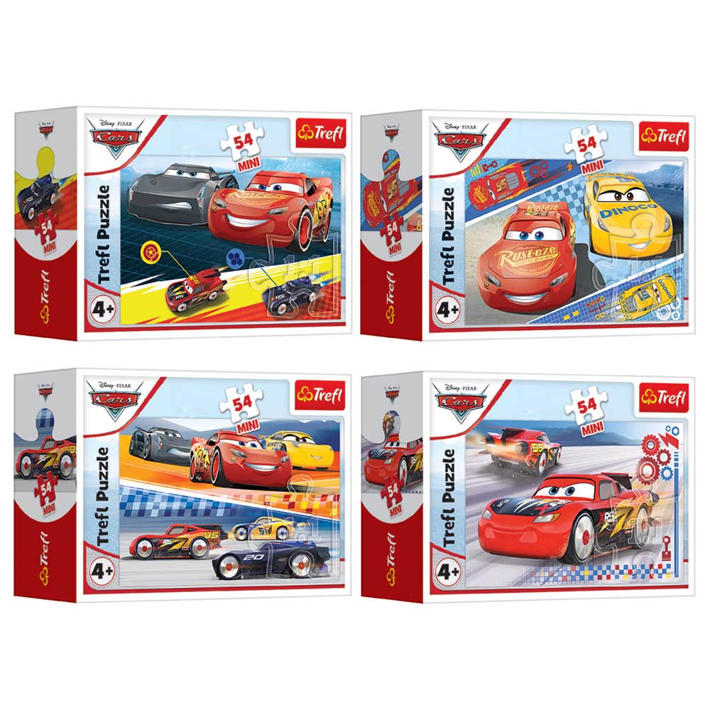 Disney Cars - Crazy Race Mini Puzzle - 54pcs - Style May Vary