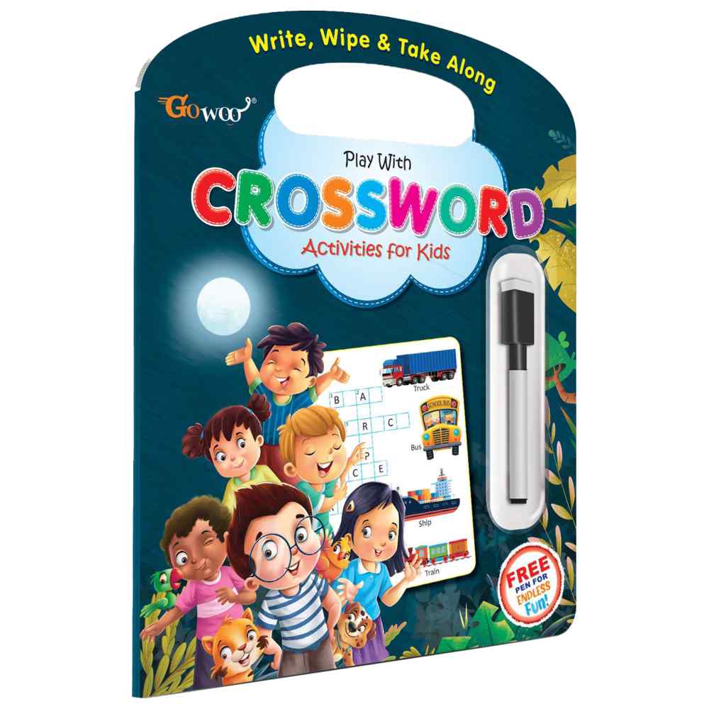 Write & Wipe And Take Along - Crossword With Pen