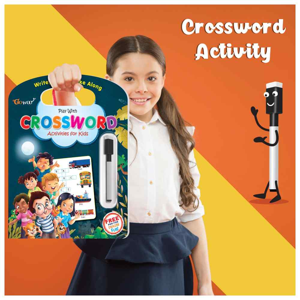 Write & Wipe And Take Along - Crossword With Pen