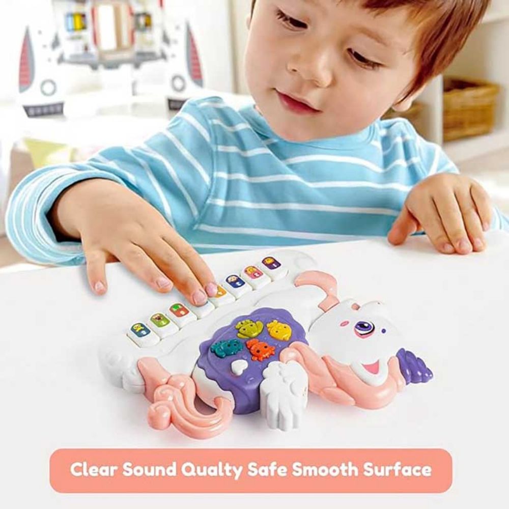 Little Angel - Baby Musical Unicorn Toy With Lights & Sounds - Multicolor