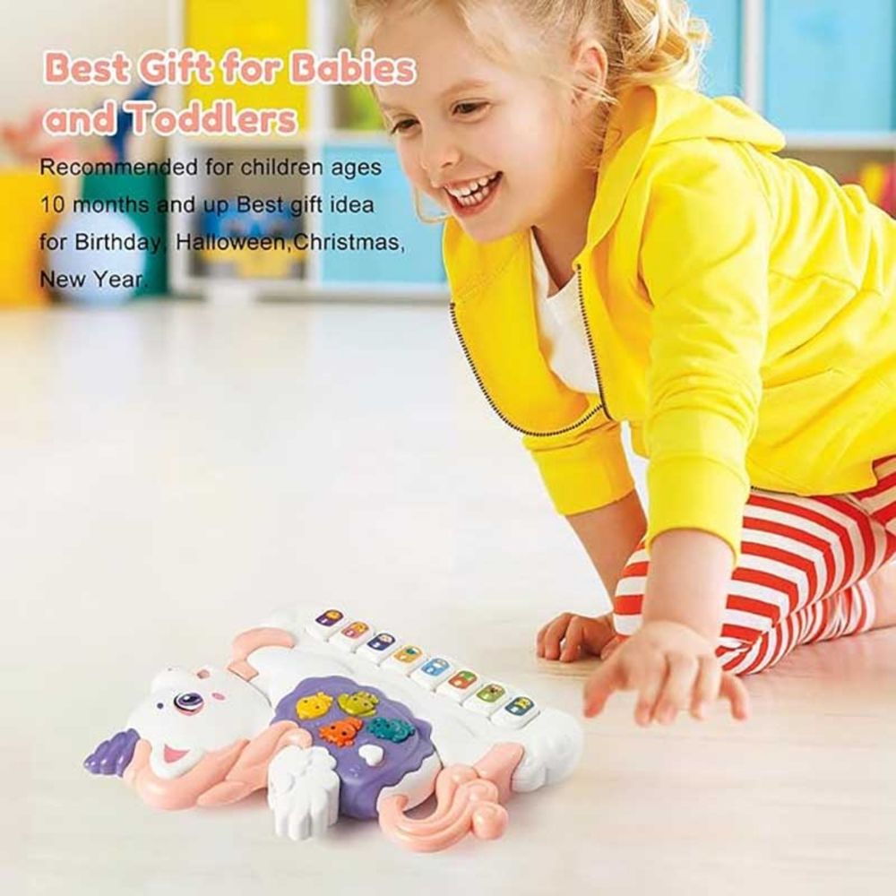 Little Angel - Baby Musical Unicorn Toy With Lights & Sounds - Multicolor
